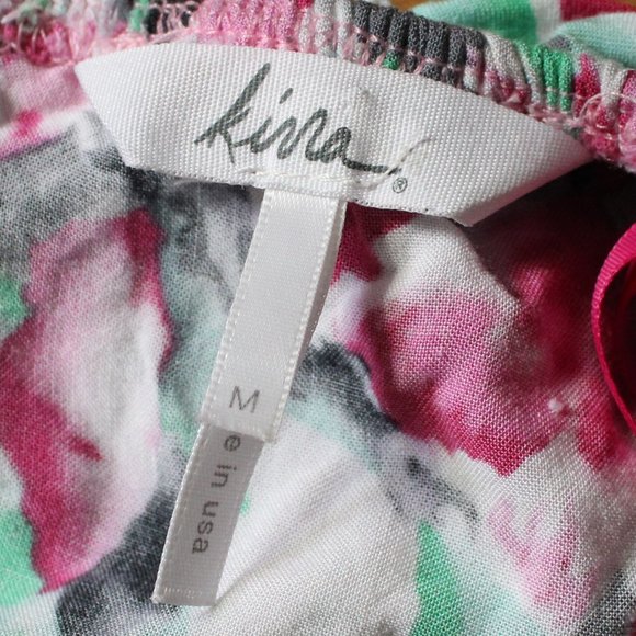 Kirra Floral Print Flowy Trim Tube Top - Picture 5 of 7